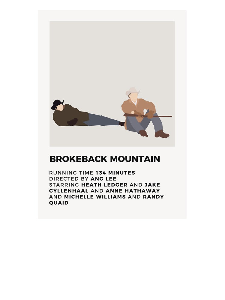 Brokeback Mountain Minimalist Poster by honeydesigns T-Shirts, Hoodie, Sweatshirt | BlankRebels.com (Image 3)