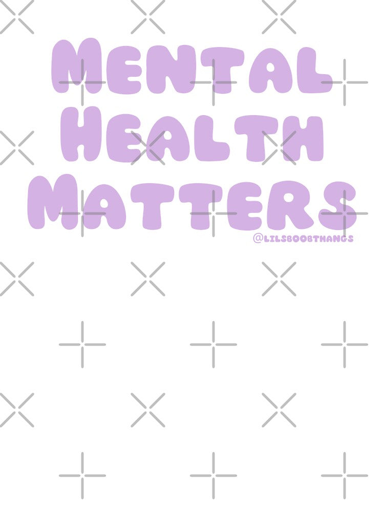 Mental Health Matters., v27c, purple | @lilsboobthangs by lilsboobthangs T-Shirts, Hoodie, Sweatshirt (Image 3)