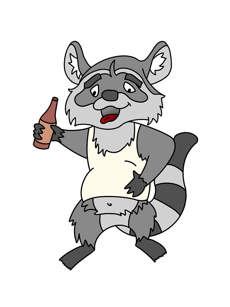 Raccoon Beer Buddy by akayecreates T-Shirts, Hoodie, Sweatshirt | BlankRebels.com (Image 3)