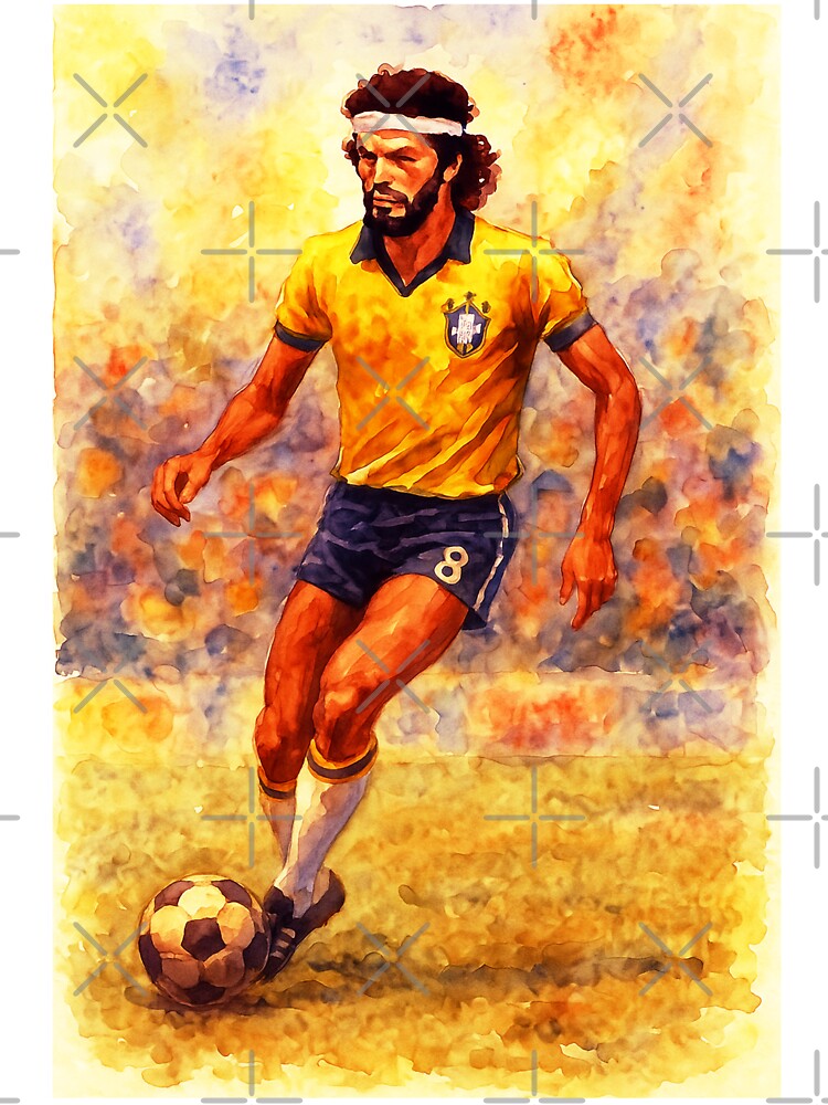 Socrates Classic Football Legend by Sarcastic designs