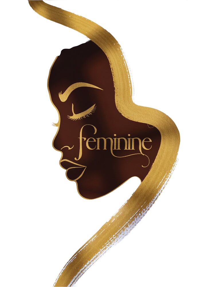 Radiant Feminine Style: Gold and Brown Design by ShamyStylish T-Shirts, Hoodie, Sweatshirt | BlankRebels.com (Image 3)