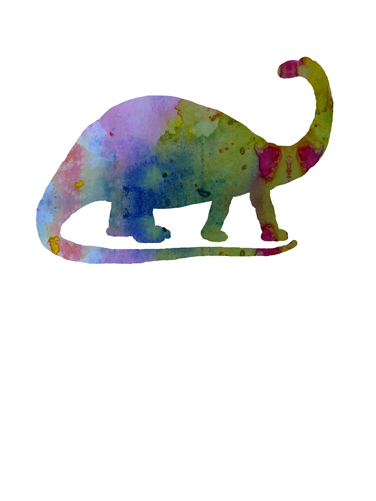 Brontosaurus / Dinosaur Art by BittenByErmines T-Shirts, Hoodie, Sweatshirt | BlankRebels.com (Image 3)