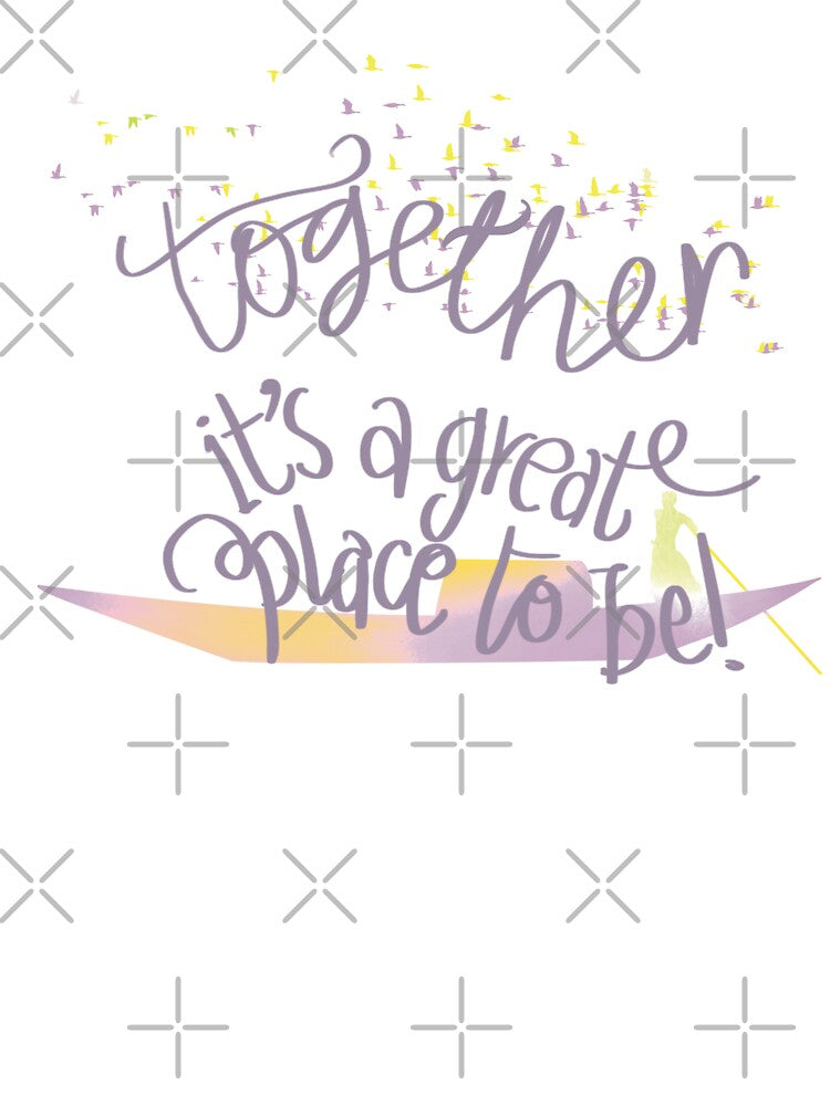 Together is a great place to be lonely man on a ship moov yellow by chuckletuckle T-Shirts, Hoodie, Sweatshirt (Image 3)