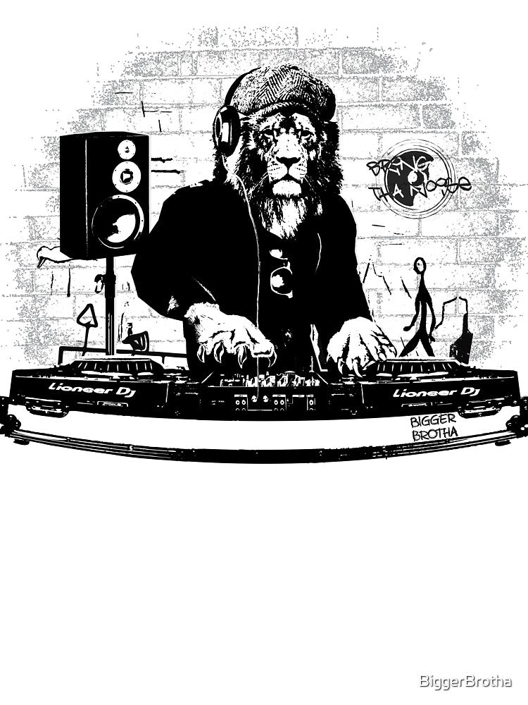 The Lion King of The Decks (Bring Tha Noise DJ) by BiggerBrotha T-Shirts, Hoodie, Sweatshirt | BlankRebels.com (Image 3)