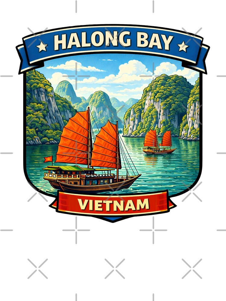 Halong Bay, Vietnam by Myra365Art T-Shirts, Hoodie, Sweatshirt | BlankRebels.com (Image 3)