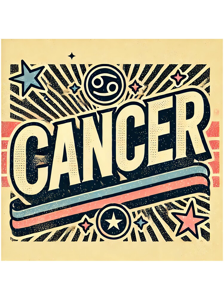 Cancer Retro Star Sign by Sototos® ⭐⭐⭐⭐⭐ T-Shirts, Hoodie, Sweatshirt | BlankRebels.com (Image 3)