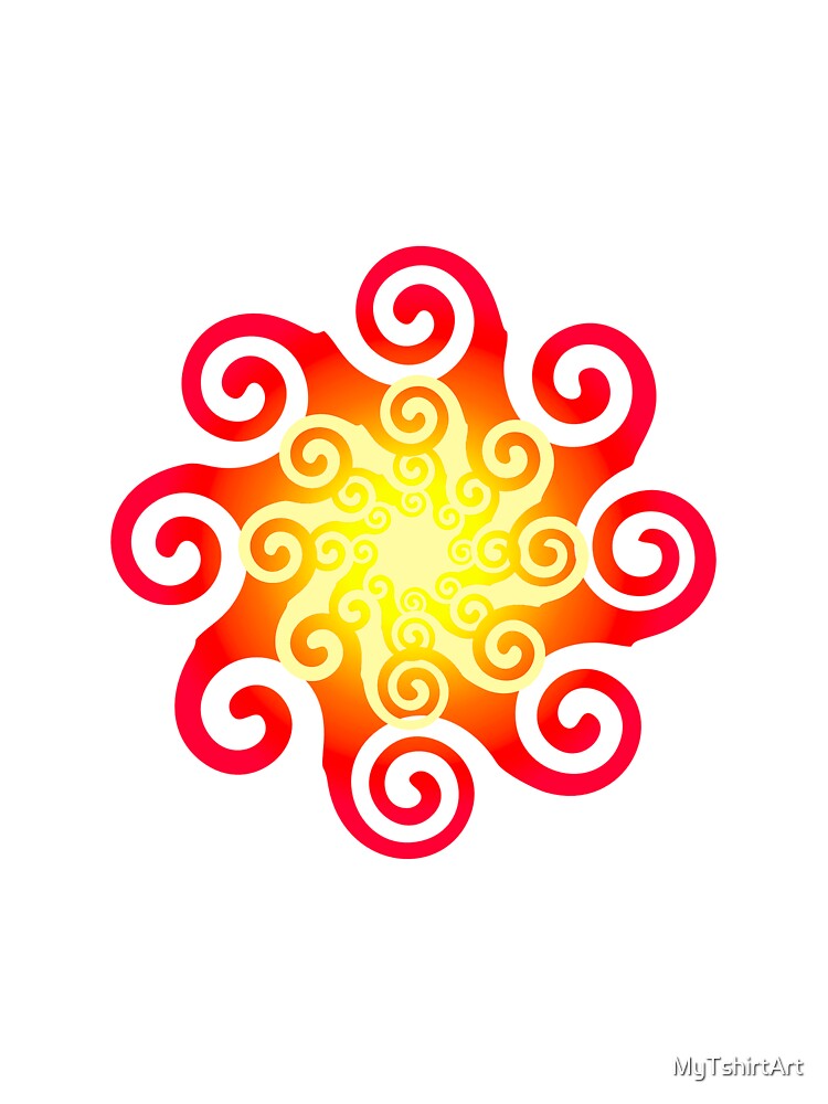 Solar Spiral 2 by MyTshirtArt T-Shirts, Hoodie, Sweatshirt | BlankRebels.com (Image 3)