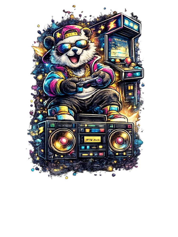 Retro Gamer Panda 90s T-Shirts, Hoodie, Sweatshirt