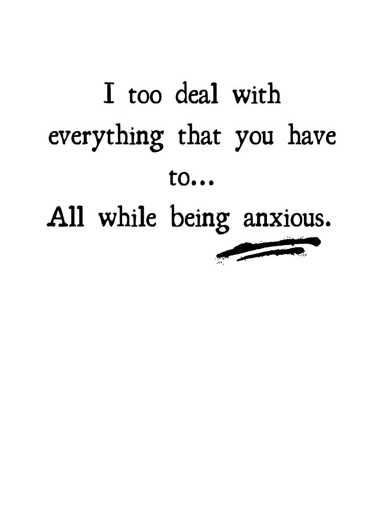 Life + Anxiety by shanesil T-Shirts, Hoodie, Sweatshirt | BlankRebels.com (Image 3)