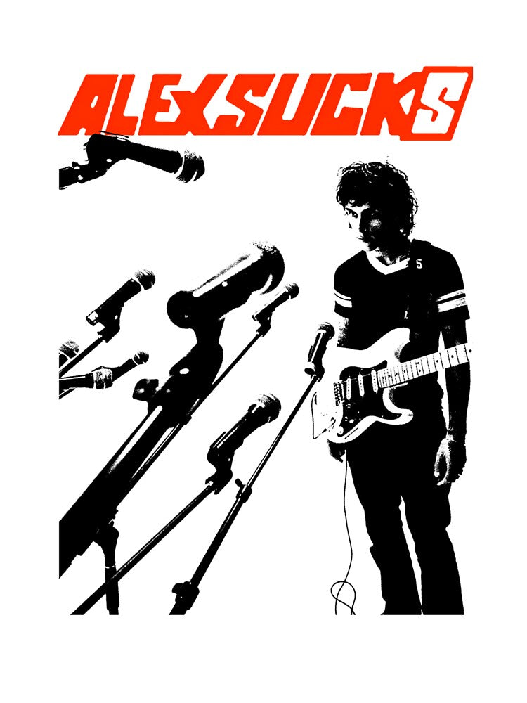 Alexsucks Silhouette Vocalist Indie Band T-Shirts, Hoodie, Sweatshirt