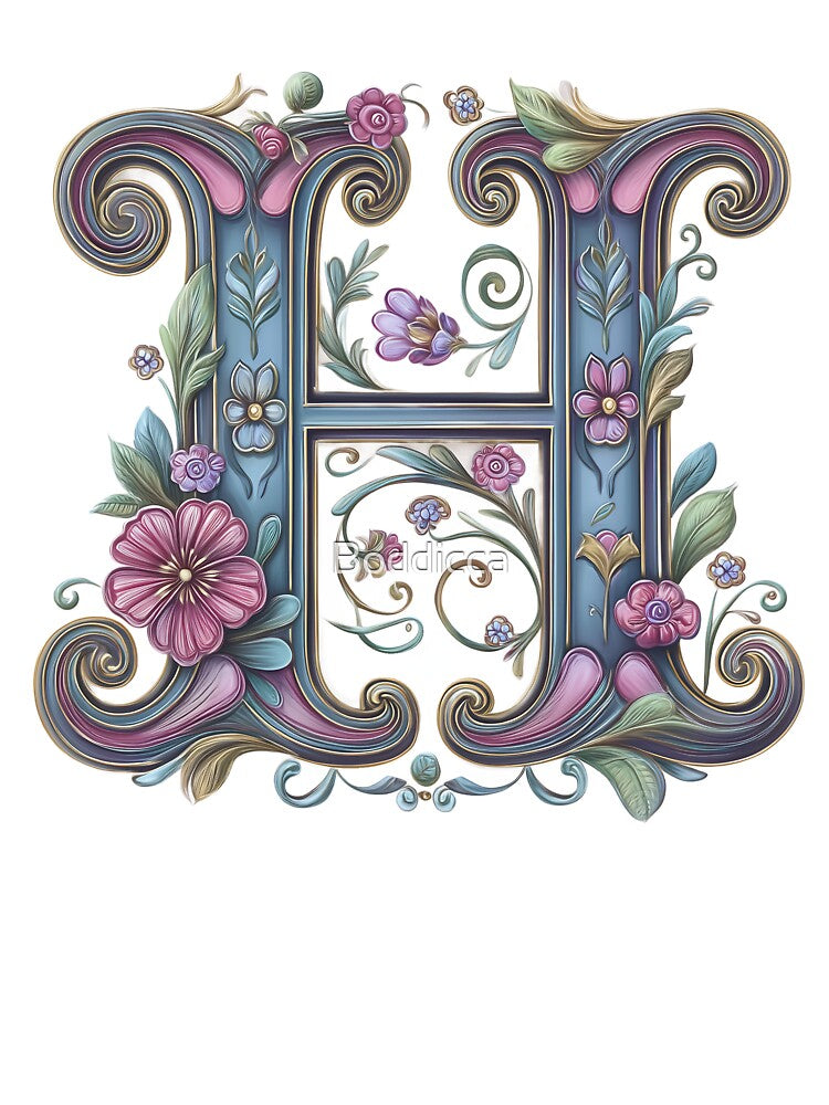Belle Epoque Monogram H by Boddicca T-Shirts, Hoodie, Sweatshirt | BlankRebels.com (Image 3)