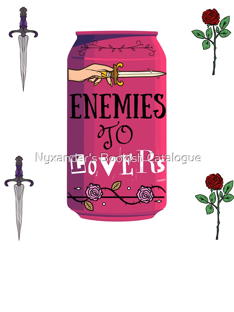 Enemies to Lovers | Trope in a Can by Nyxander's Bookish Catalogue T-Shirts, Hoodie, Sweatshirt | BlankRebels.com (Image 3)