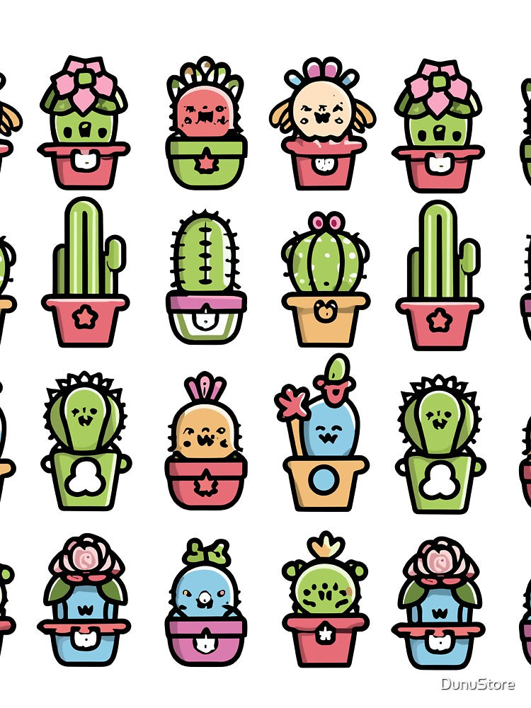 kawaii flower pots by DunuStore T-Shirts, Hoodie, Sweatshirt | BlankRebels.com (Image 3)