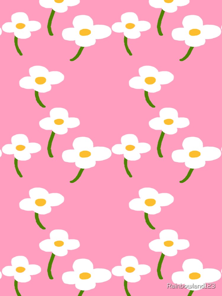 White Flower by Rainbowland123 T-Shirts, Hoodie, Sweatshirt | BlankRebels.com (Image 3)