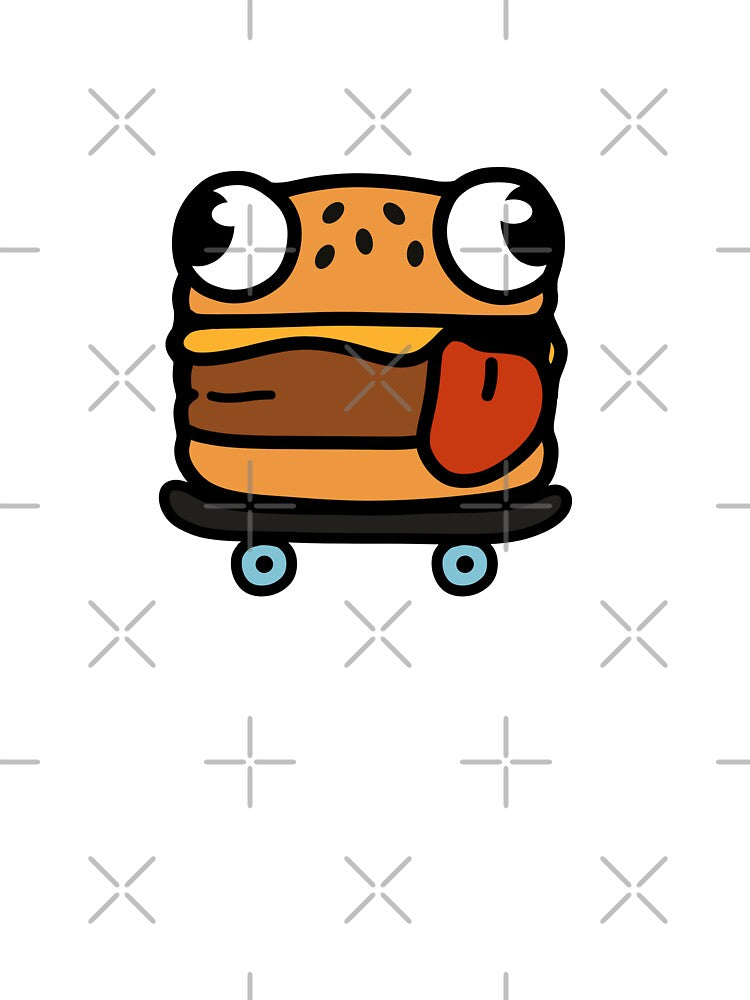 Skater Burger – Funny Burger on a Skateboard by Siroiyy T-Shirts, Hoodie, Sweatshirt | BlankRebels.com (Image 3)