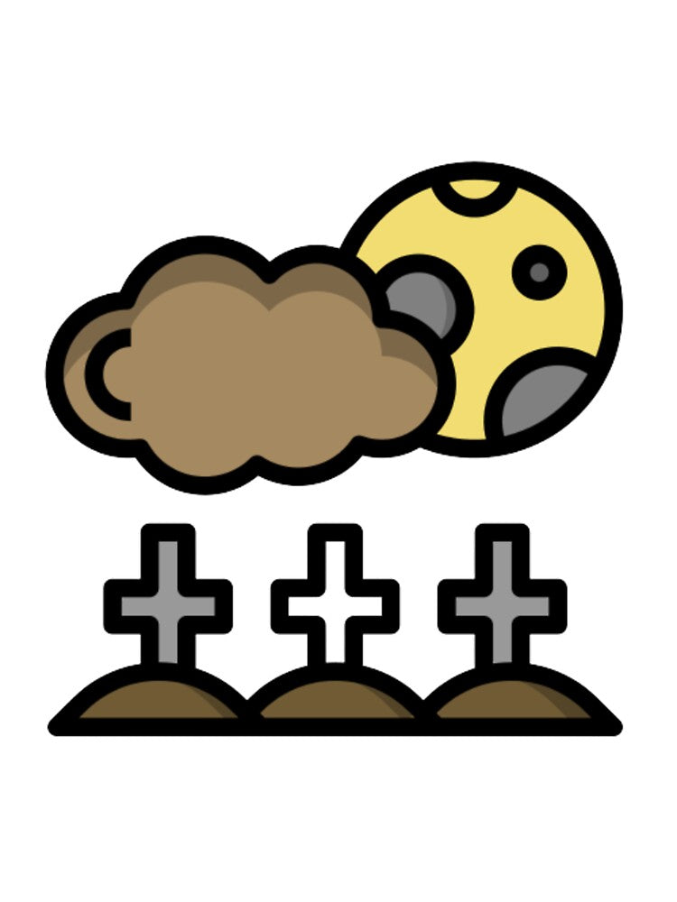 Tombs in graveyard by kattilako T-Shirts, Hoodie, Sweatshirt | BlankRebels.com (Image 3)