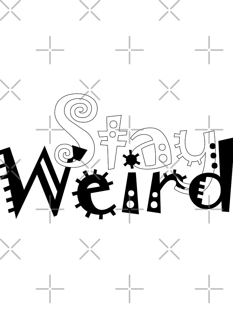 Stay Weird 8 (Red) by Raymond Gilford T-Shirts, Hoodie, Sweatshirt | BlankRebels.com (Image 3)