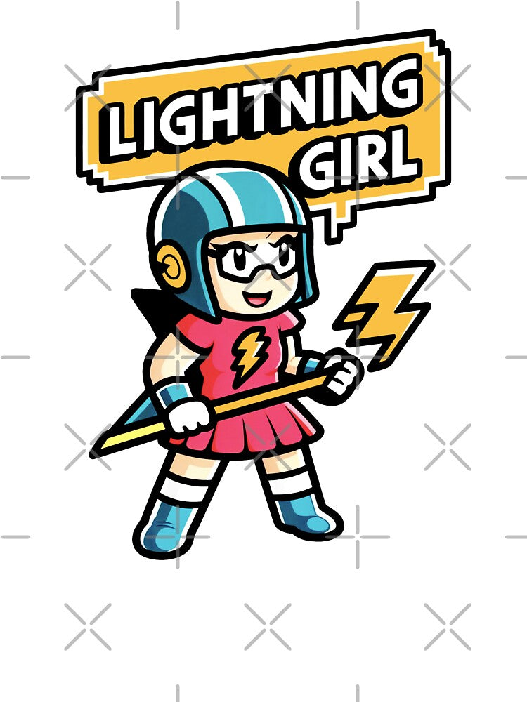 LIGHTNING GIRL: Striking with Power and Speed! by SplashTastic T-Shirts, Hoodie, Sweatshirt | BlankRebels.com (Image 3)