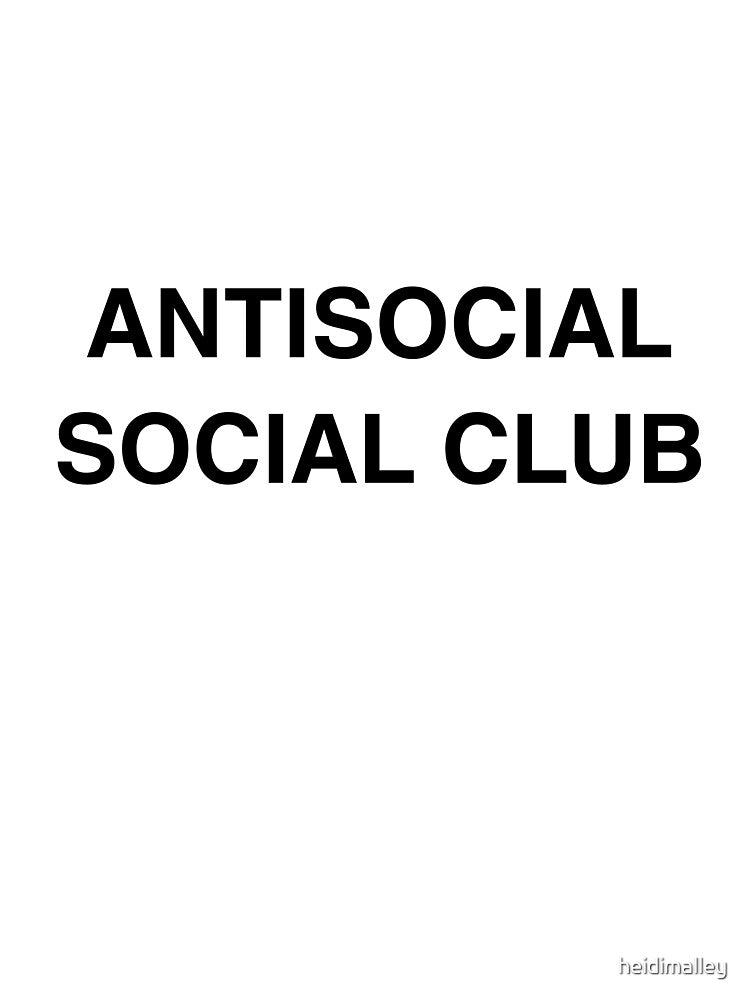 Antisocial social club by heidimalley T-Shirts, Hoodie, Sweatshirt | BlankRebels.com (Image 3)