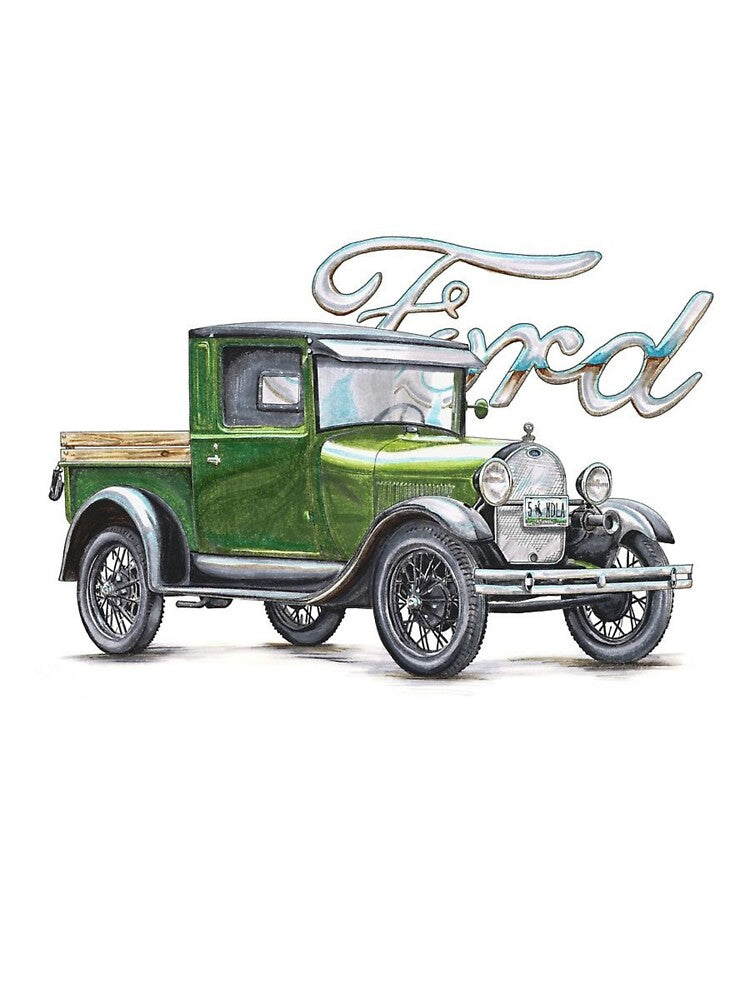 Model 'A' Pickup Truck. by voyagerone510 T-Shirts, Hoodie, Sweatshirt | BlankRebels.com (Image 3)