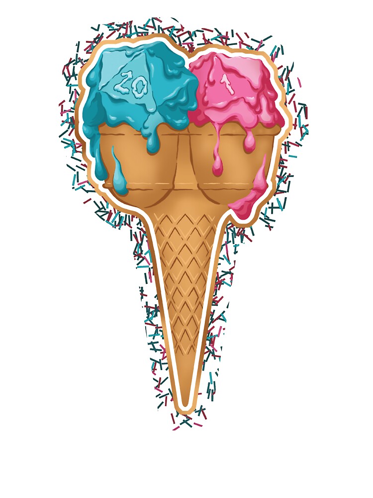 Dice Cream by DCLawrenceUK T-Shirts, Hoodie, Sweatshirt | BlankRebels.com (Image 3)