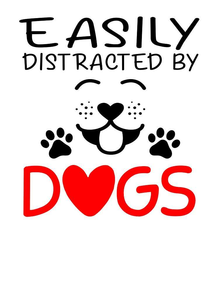 Easily Distracted By Dogs by SunsetGloww T-Shirts, Hoodie, Sweatshirt | BlankRebels.com (Image 3)