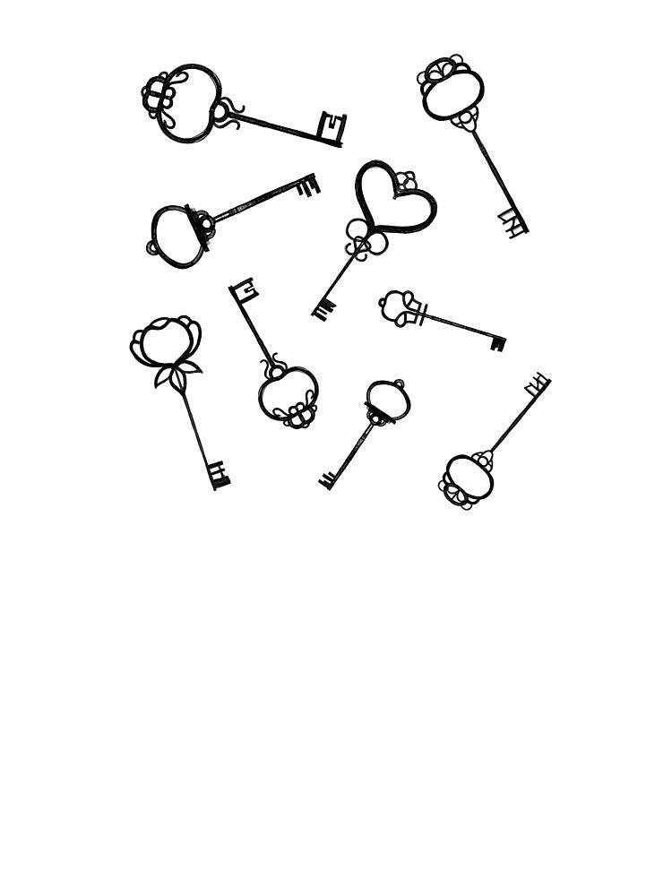 Skeleton Keys Pattern by skylarkdesigns T-Shirts, Hoodie, Sweatshirt | BlankRebels.com (Image 3)