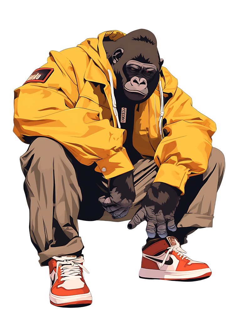 Streetwear Gorilla Urban Style by bapupa T-Shirts, Hoodie, Sweatshirt | BlankRebels.com (Image 3)