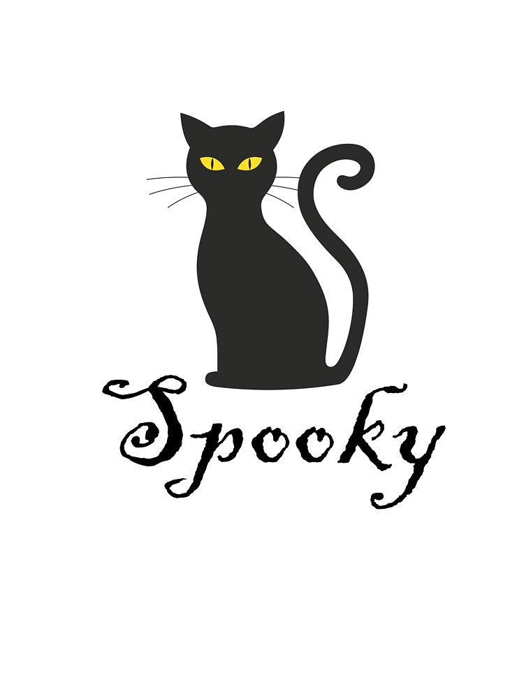 Spooky Black Cat Halloween by ThingsByJoy T-Shirts, Hoodie, Sweatshirt | BlankRebels.com (Image 3)