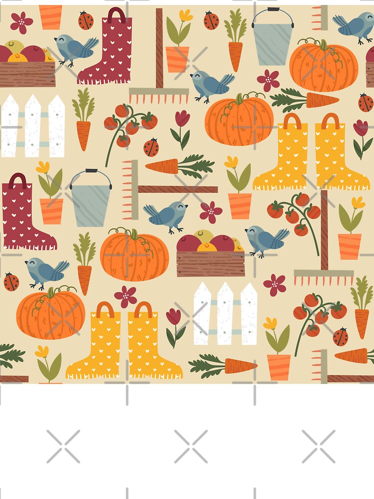 cottagecore autumn pumpkin vegetable garden by Gossip Rag T-Shirts, Hoodie, Sweatshirt | BlankRebels.com (Image 3)