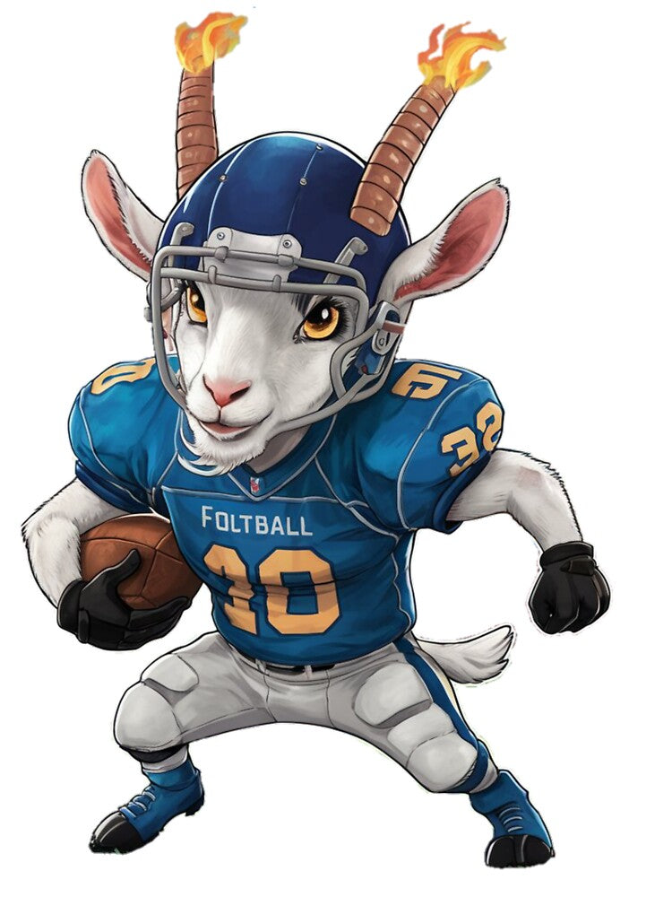 Football Fantasy Goat - Goat Design by Dirty-Designs T-Shirts, Hoodie, Sweatshirt | BlankRebels.com (Image 2)