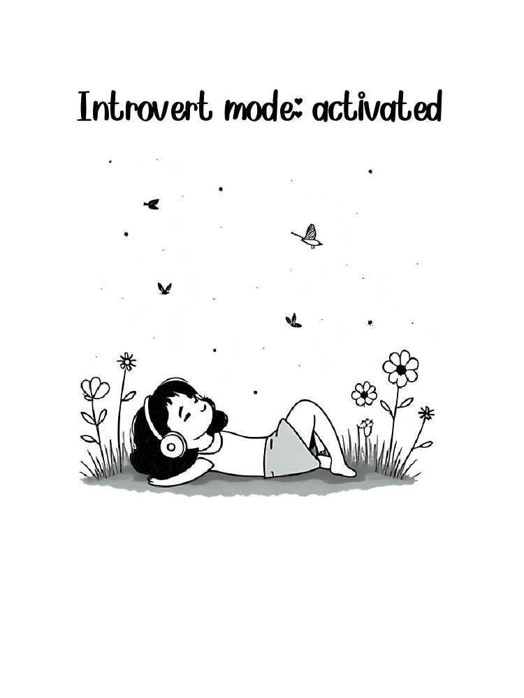 Introvert mode : activated by Nicestt T-Shirts, Hoodie, Sweatshirt | BlankRebels.com (Image 3)