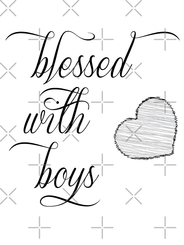 Blessed With Boys by zoughlal T-Shirts, Hoodie, Sweatshirt | BlankRebels.com (Image 3)