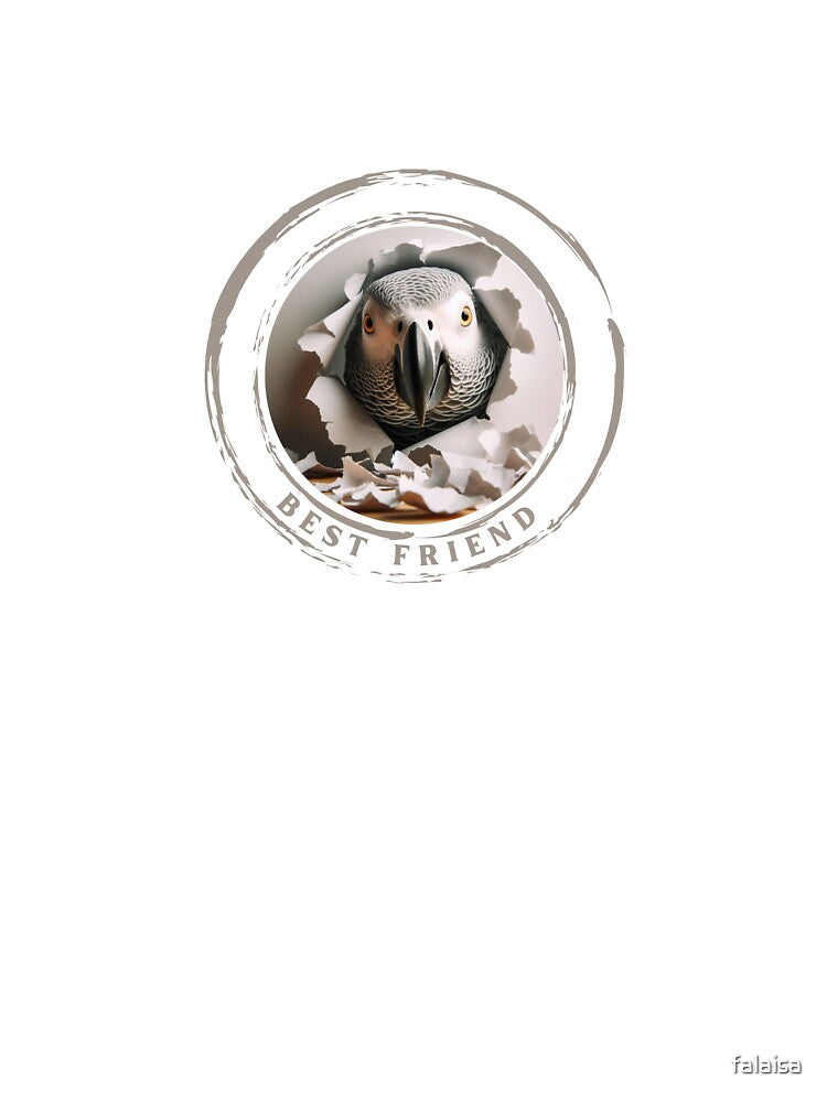 African Grey Parrot cheeky best friend by falaisa T-Shirts, Hoodie, Sweatshirt | BlankRebels.com (Image 3)