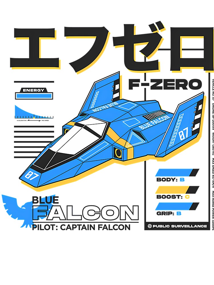 BLUE FALCON by StoevenbeltJaz