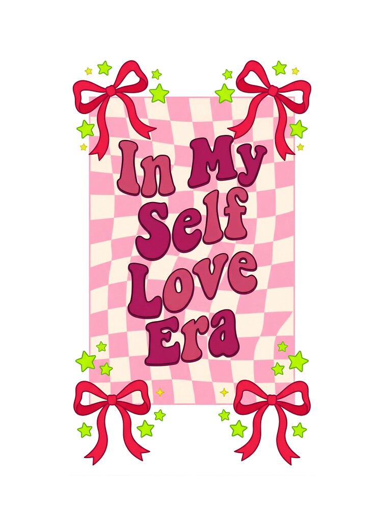 In My Self Love Era | Retro Aesthetic Groovy Quote by Aura Art Studio T-Shirts, Hoodie, Sweatshirt (Image 3)