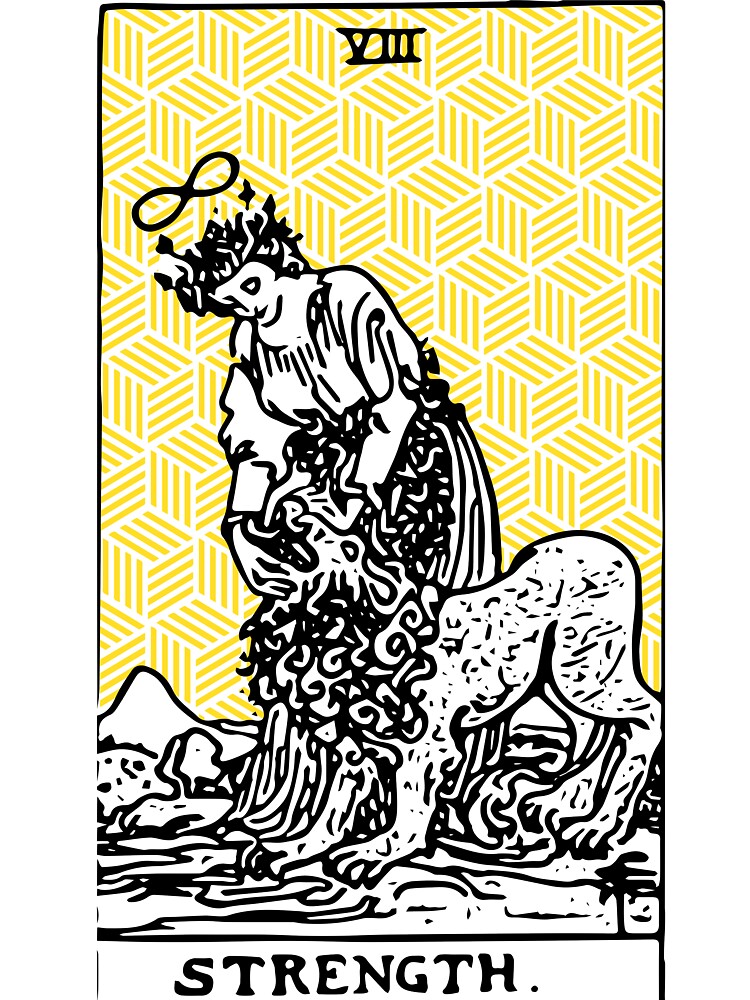 The Strength - A Geometric Tarot Print by Annalee Beer T-Shirts, Hoodie, Sweatshirt | BlankRebels.com (Image 3)