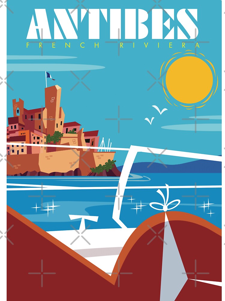 Antibes Poster by GAGodel T-Shirts, Hoodie, Sweatshirt | BlankRebels.com (Image 3)