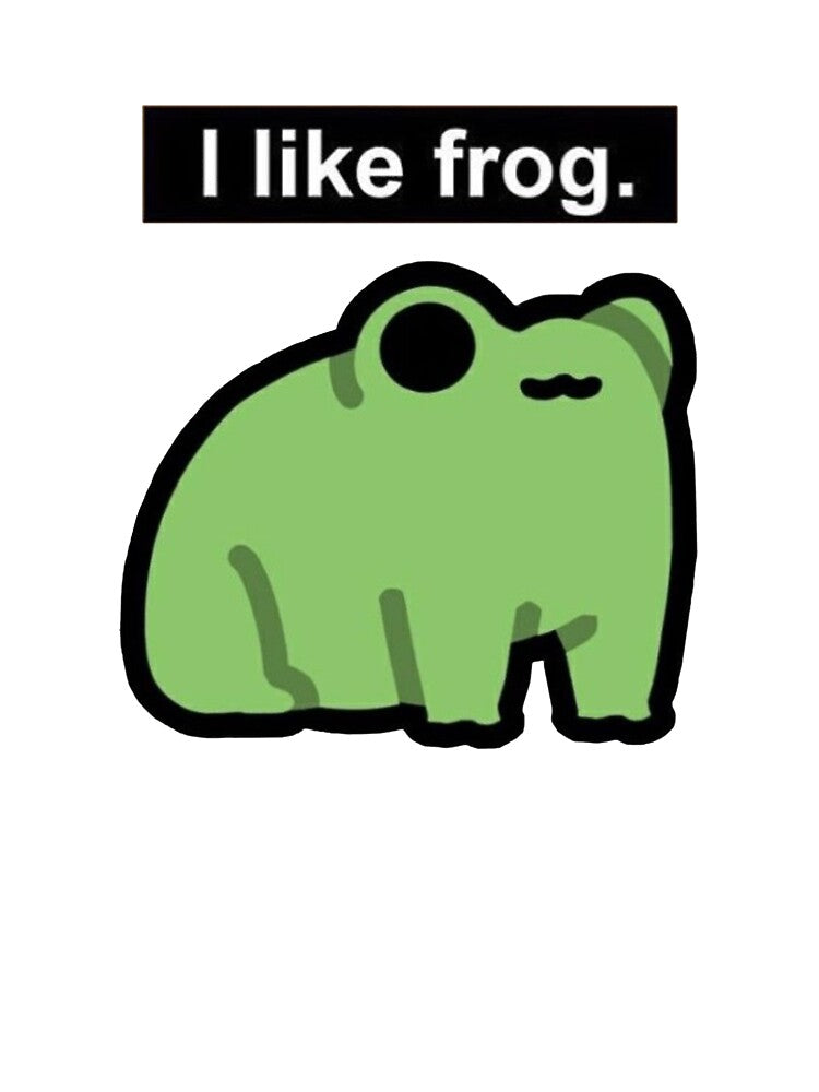 PurpleI Like Frog – Minimalist Frog Meme by Heavenly-Cloudz T-Shirts, Hoodie, Sweatshirt | BlankRebels.com (Image 3)