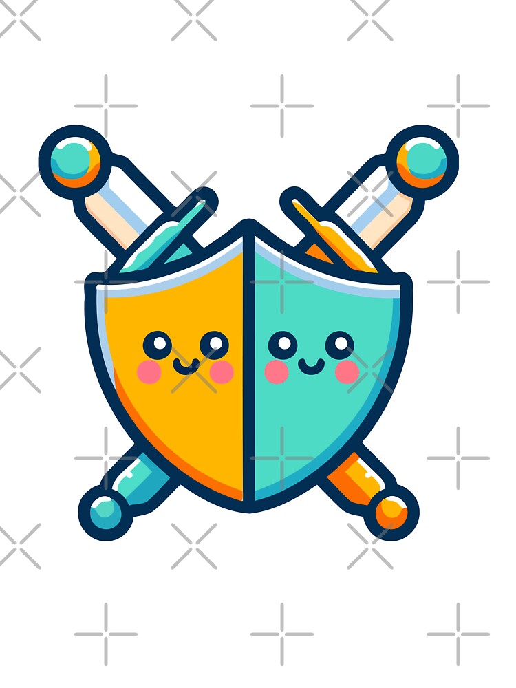 Kawaii Swords and Shields - Cute Medieval Weaponry by Akioos T-Shirts, Hoodie, Sweatshirt | BlankRebels.com (Image 3)