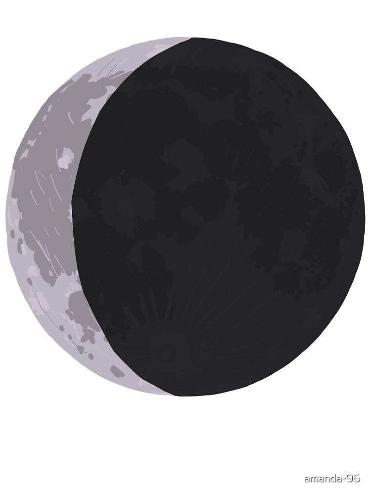 Waning Crescent Moon by amanda-96 T-Shirts, Hoodie, Sweatshirt | BlankRebels.com (Image 3)