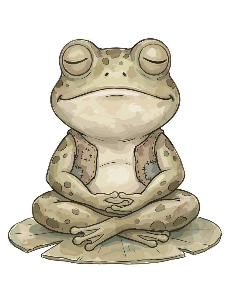 Cute Yoga: Lotus Pose Frog by bapupa T-Shirts, Hoodie, Sweatshirt | BlankRebels.com (Image 3)