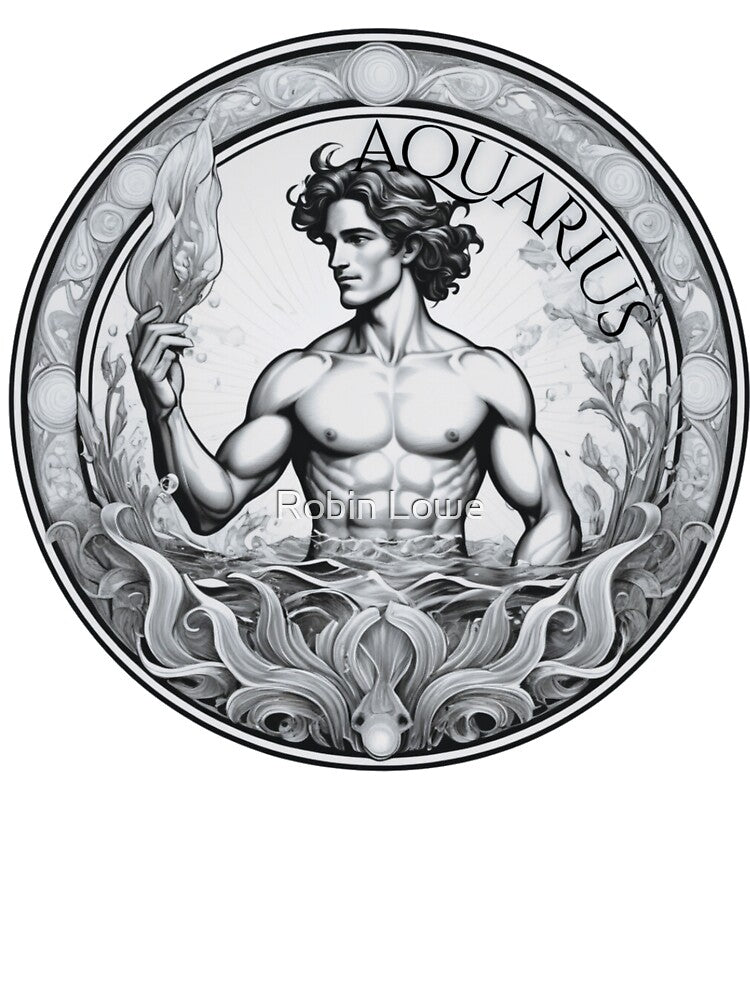 Zodiac Collection: Aquarius by Skyeleigh and Spideough T-Shirts, Hoodie, Sweatshirt | BlankRebels.com (Image 3)