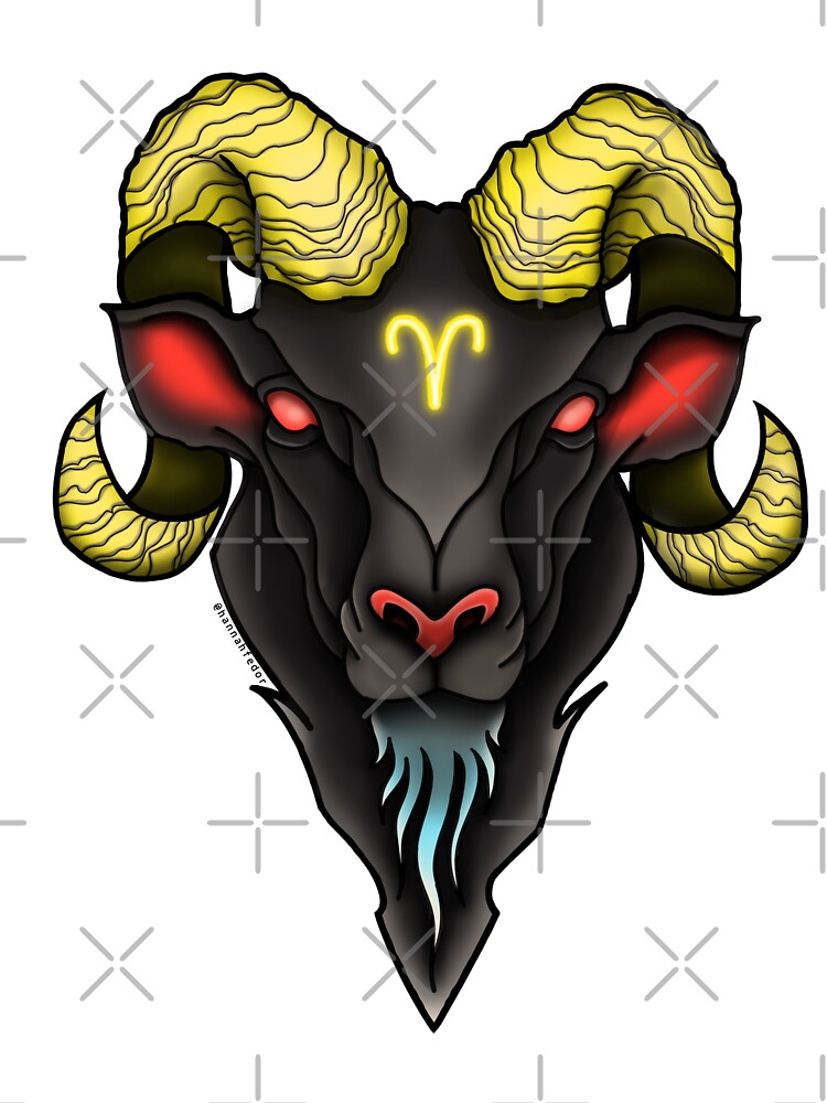 Aries Ram by hannahfedor T-Shirts, Hoodie, Sweatshirt | BlankRebels.com (Image 3)