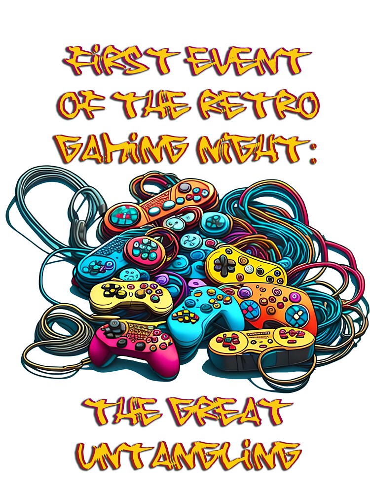 First Event of the Retro Gaming Night: The Great Untangling by JoanNinjaHen