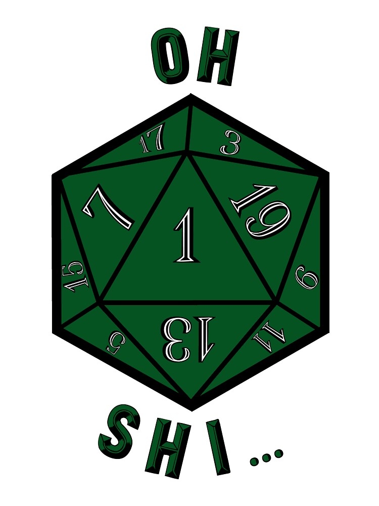Critical Fail Dungeons and Dragons D20 Dice Green by Geek-Shack T-Shirts, Hoodie, Sweatshirt | BlankRebels.com (Image 3)