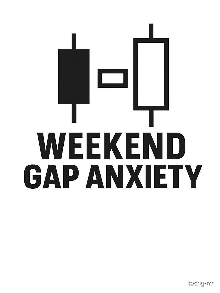 Weekend Gap Anxiety – Large Text & Gap Chart Graphic by techy-rrr T-Shirts, Hoodie, Sweatshirt | BlankRebels.com (Image 3)