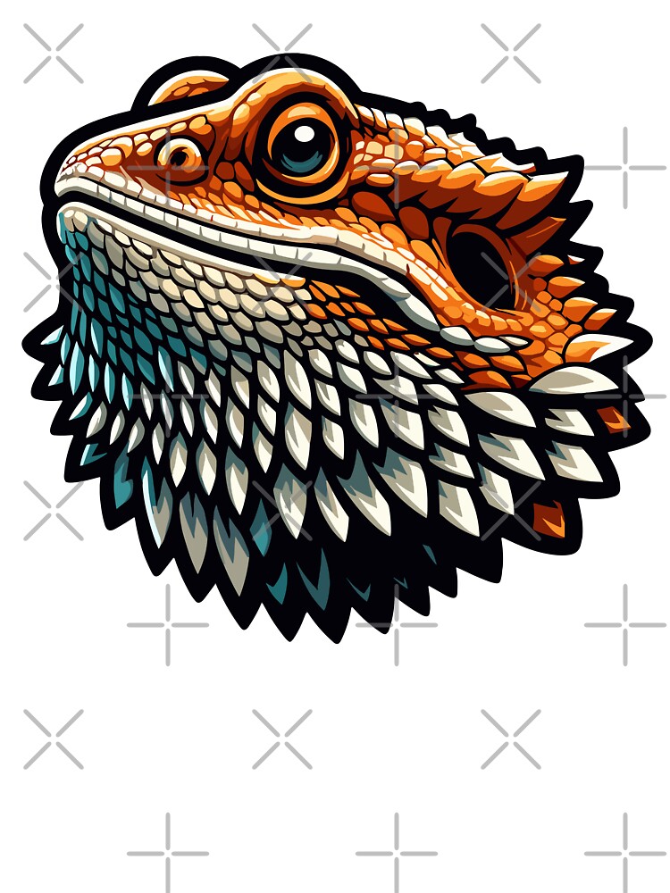 Bearded Dragon Reptile Lizard by Elarex T-Shirts, Hoodie, Sweatshirt | BlankRebels.com (Image 3)