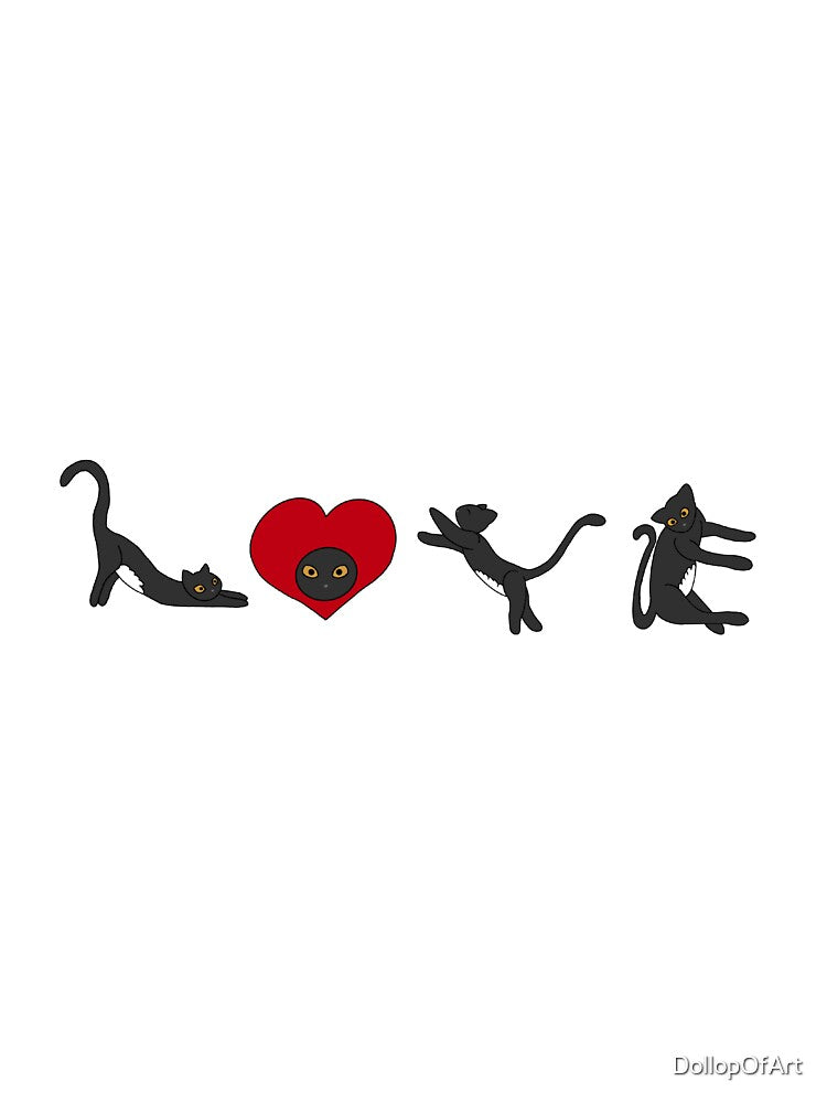 Valentines Day Cat Horizontal Love by DollopOfArt T-Shirts, Hoodie, Sweatshirt | BlankRebels.com (Image 3)