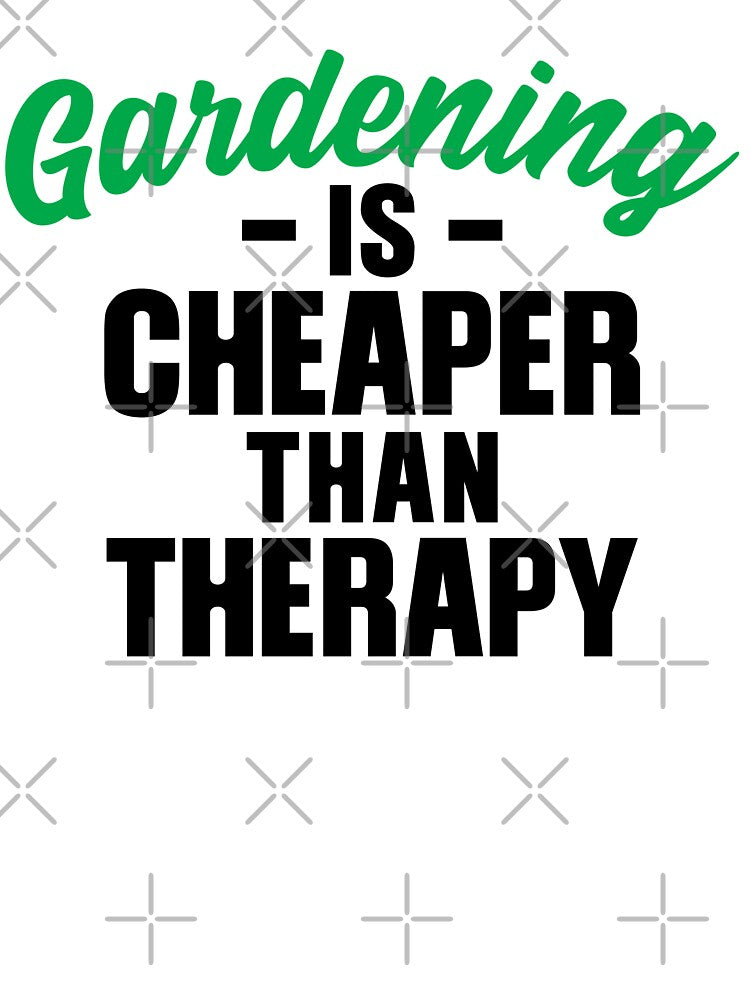 Gardening is Cheaper Thank Therapy by RoguePixel T-Shirts, Hoodie, Sweatshirt | BlankRebels.com (Image 3)